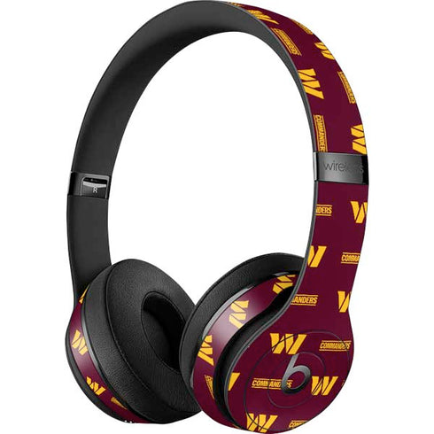 NFL Washington Commanders Blitz Series Beats Solo 3 Wireless Skin